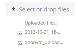 anonym uploaded files - Swiss Tech